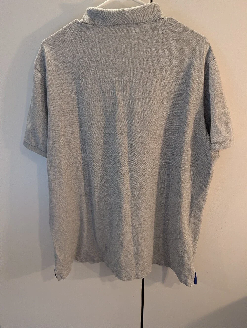 Polo Ralph Lauren Light Gray Polo with Navy Pony Logo XXL